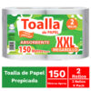 Toalla xxl hogar 2x150 mts. prepicada. extra absorben