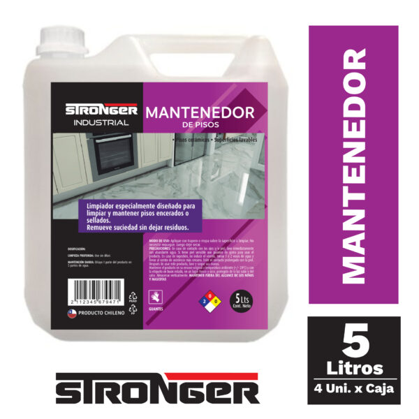 Mantenedor pisos industrial 5 litros