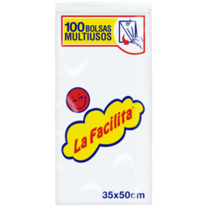 Bolsa Almacen La Facilita Desglosable 35x50 cm Paquete de 100 Unidades