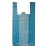 Bolsa Camiseta Superior 40X50 cm Azul Paquete de 500 Unidades