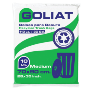 Bolsa de Aseo Goliat 28 Micrones 70x90 cm 10 Unidades