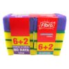 Esponjas Abrasivas Fibro Standard 6+2