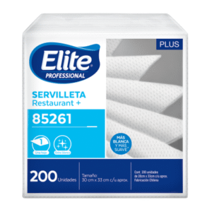 Servilleta de Mesa Elite Restaurant+ 30x30 cm de 200 Unidades