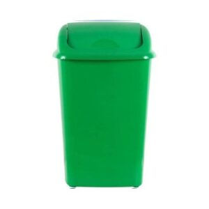 Basurero Te Abastece con Tapa Vaivén Verde 30 L