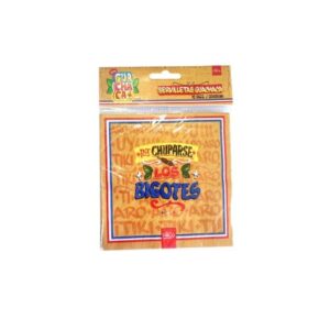 Servilleta Feco Fiestas Patrias Bigote 25x25 cm Paquete de 12 Unidades
