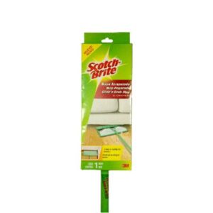 Mopa Plana 3M Scotch Brite con Mango Microfibra Atrapatodo 34.5 cm
