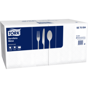 Servilleta de Mesa Tork 30x30 cm Paquete de 200 Unidades