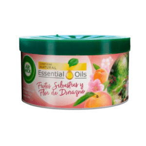 Desodorante Ambiental Airwick Lata Gel Frutos Silvestres y Flor de Durazno 70 G
