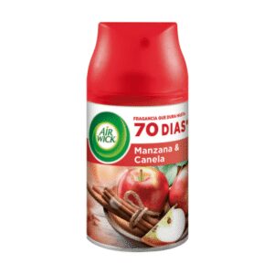Repuesto Desodorante Ambiental Air Wick Freshmatic Manzana y Canela 250 ml