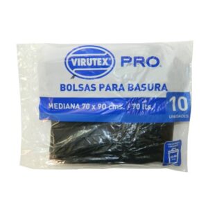 Bolsa de Aseo Virutex Pro Mediana 70X90 cm Paquete de 10 Unidades