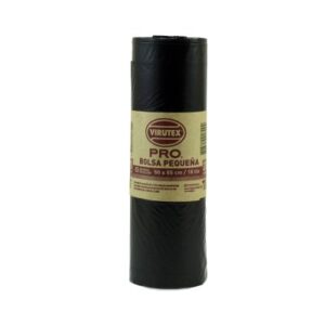 Bolsa de Aseo Virutex Pro Pequeña 50x55 cm Rollo de 20 Unidades