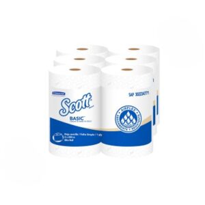 Toalla Papel Scott Hoja Simple 2 Rollos 200 M