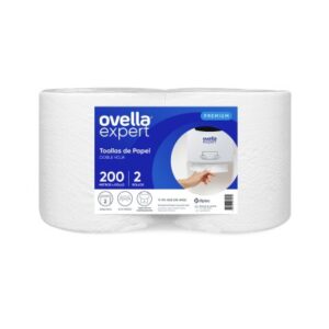 Toalla Papel Ovella Premium Doble Hoja 200 M 2 Rollos