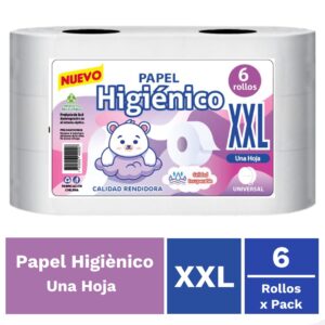 Papel higienico 6x l 100% celulosa extra virgen