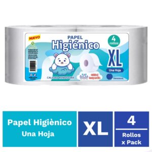Papel higienico 4xl 100% celulosa extra virgen