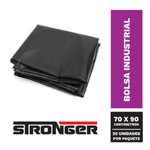 Bolsa negra industrial 70 x 90 / pack 20 unid.