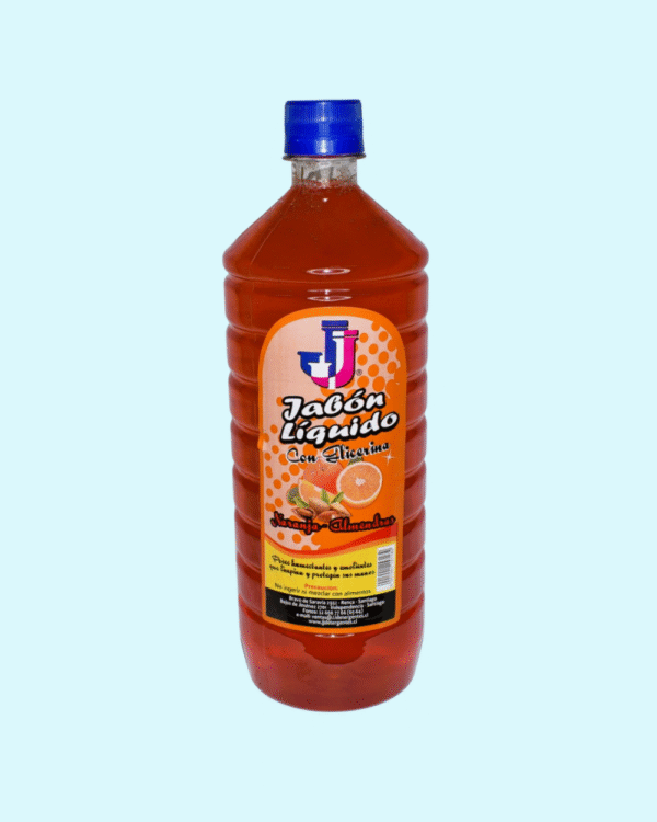 Jabón Liquido JJ Naranja Almendra 1 Lt