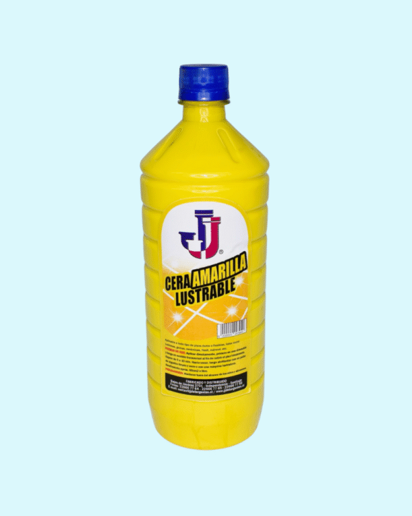 Cera Liquida Lustrable JJ Amarilla 1 Lt