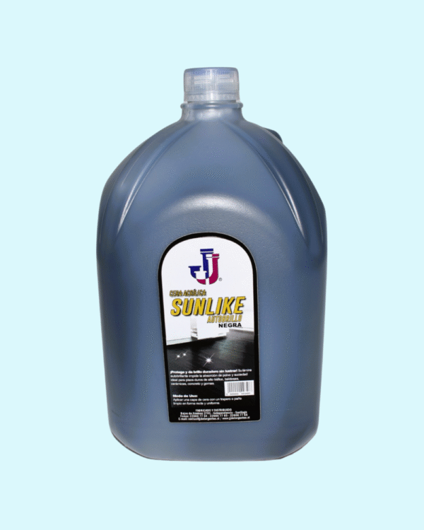 Cera Autobrillo Negra Pisos JJ 5 Lts