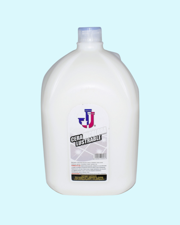 Cera Liquida Lustrable JJ Incolora 5 Lts