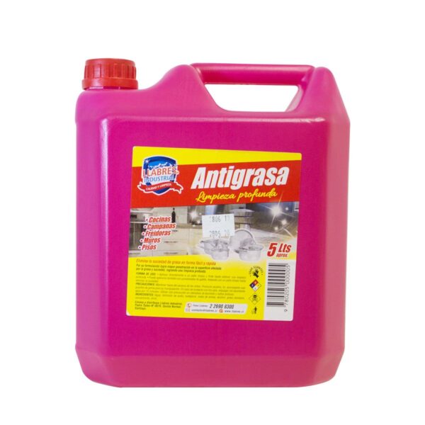 Antigrasa Líquido 5 Lts