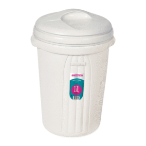 Basurero Redondo Sanremo 17 L Blanco