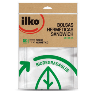 Bolsas Herméticas Ilko Pequeñas 15x16 cm 50 Unidades