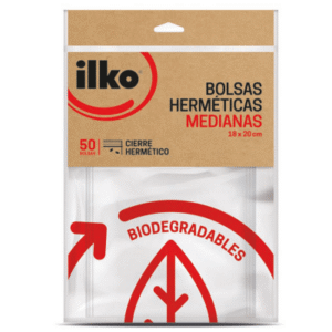 Bolsas Herméticas Ilko Medianas 18x20 cm 50 Unidades
