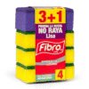 Esponjas Abrasivas Fibro Lisa 3+1 Display de 4 Unidades