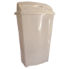 Basurero Macasi con Tapa Vaivén 60 L Blanco