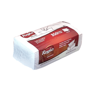 Toalla de Papel Regio Interfoliada Doble Hoja 250 Unidades