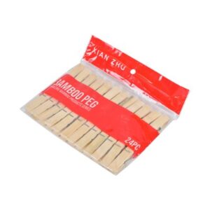 Pinzas para Ropa Latina Tipo Perro Madera 24 Unidades
