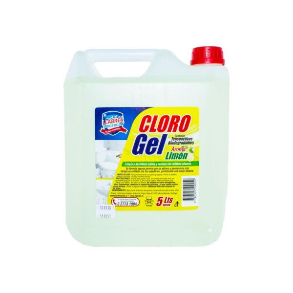 Cloro Gel Limón 5 Lts