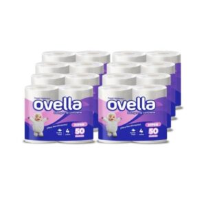 Manga Papel Higiénico Ovella 50 Mts x 8 Paquetes